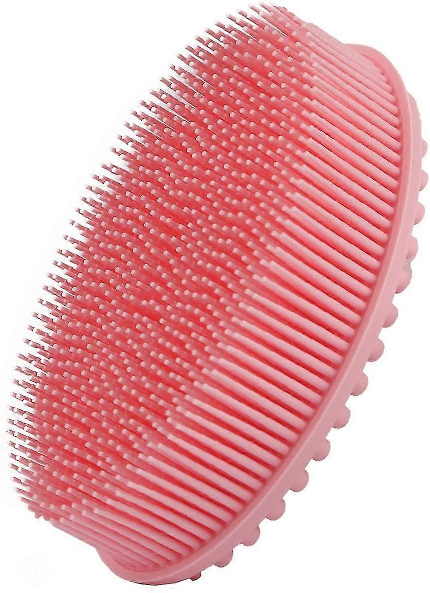 Silikon Duschgel Körperpeeling Duschbürste [Rosa]