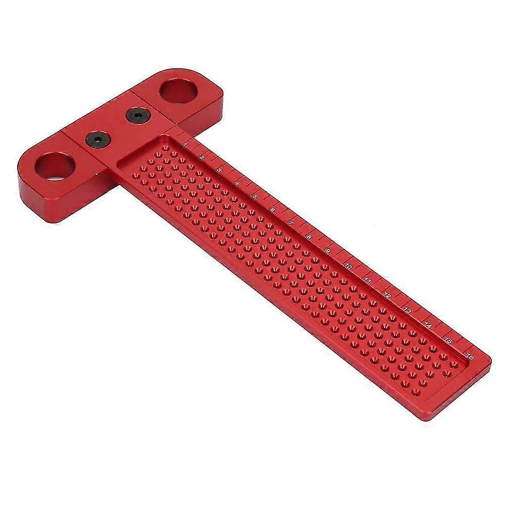 Wood Measuring Ruler, Diy Hand And Power Tools Aluminum Alloy T Ruler For Woodworking (t-160)