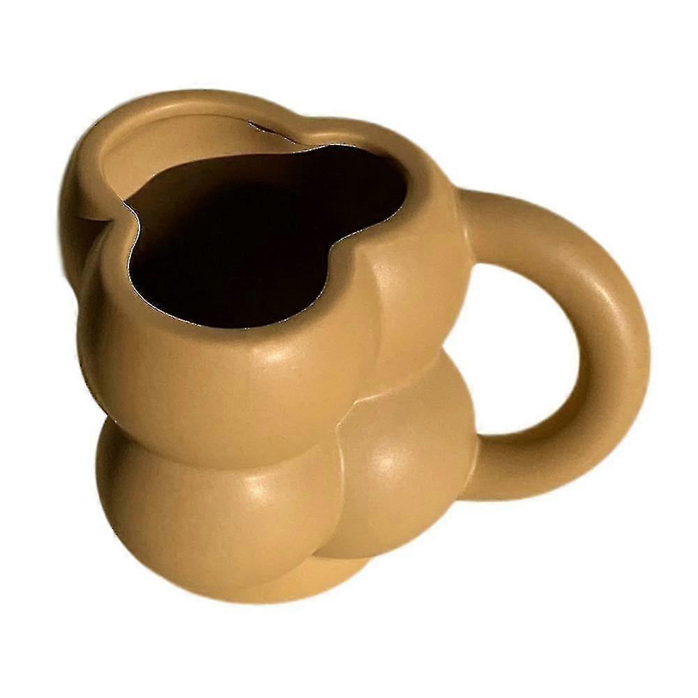 Home Ceramic Mug Creative Breakfast Tableware 300ml,b