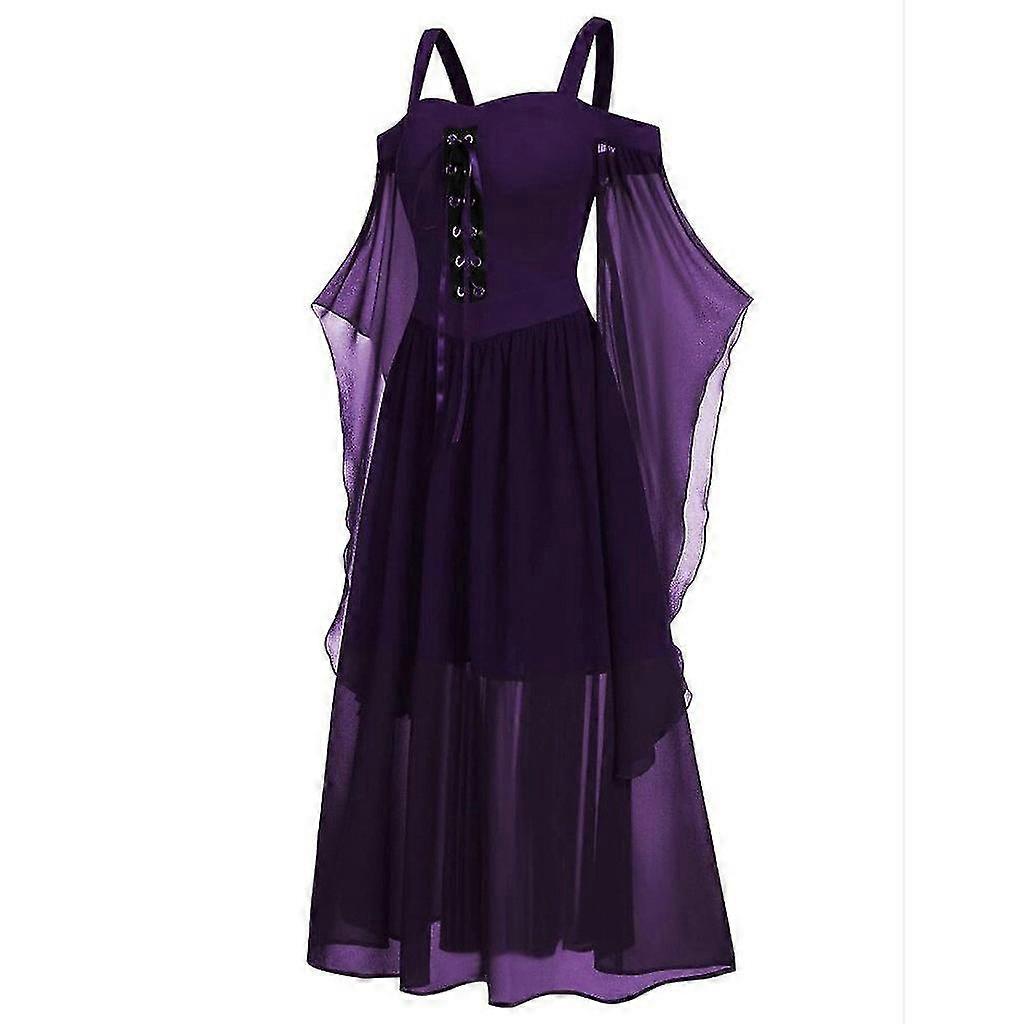 Halloween Witch Dance With Death Maxi Dress | Fruugo UK