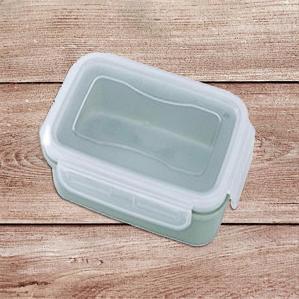 Green Rectangle Portable Lunch Box Food Container Sealed Box Kitchen Refrigerator