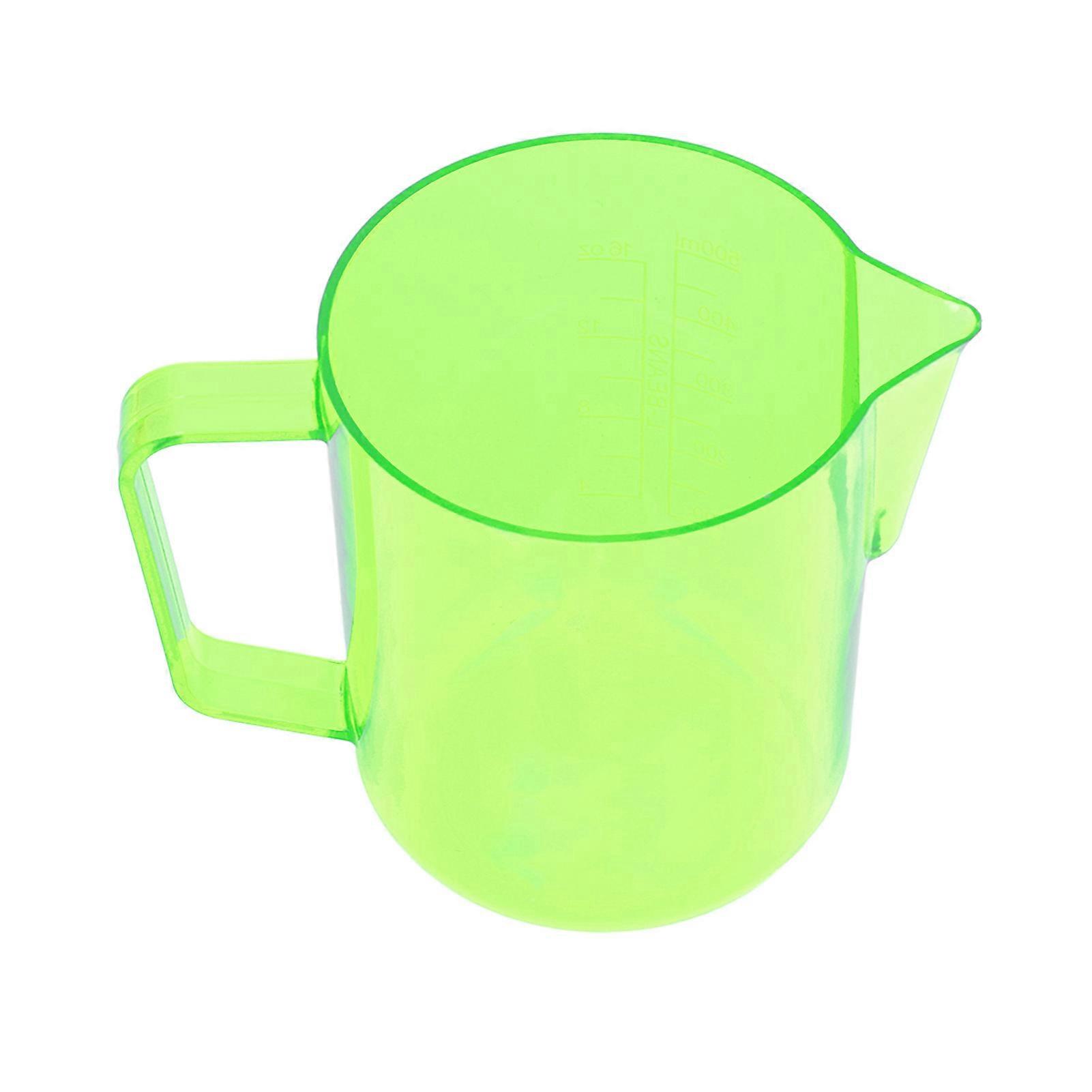 600ml Acrylic Milk Frothing Pitcher for Latte Art - Coffee Steaming Measuring Jug