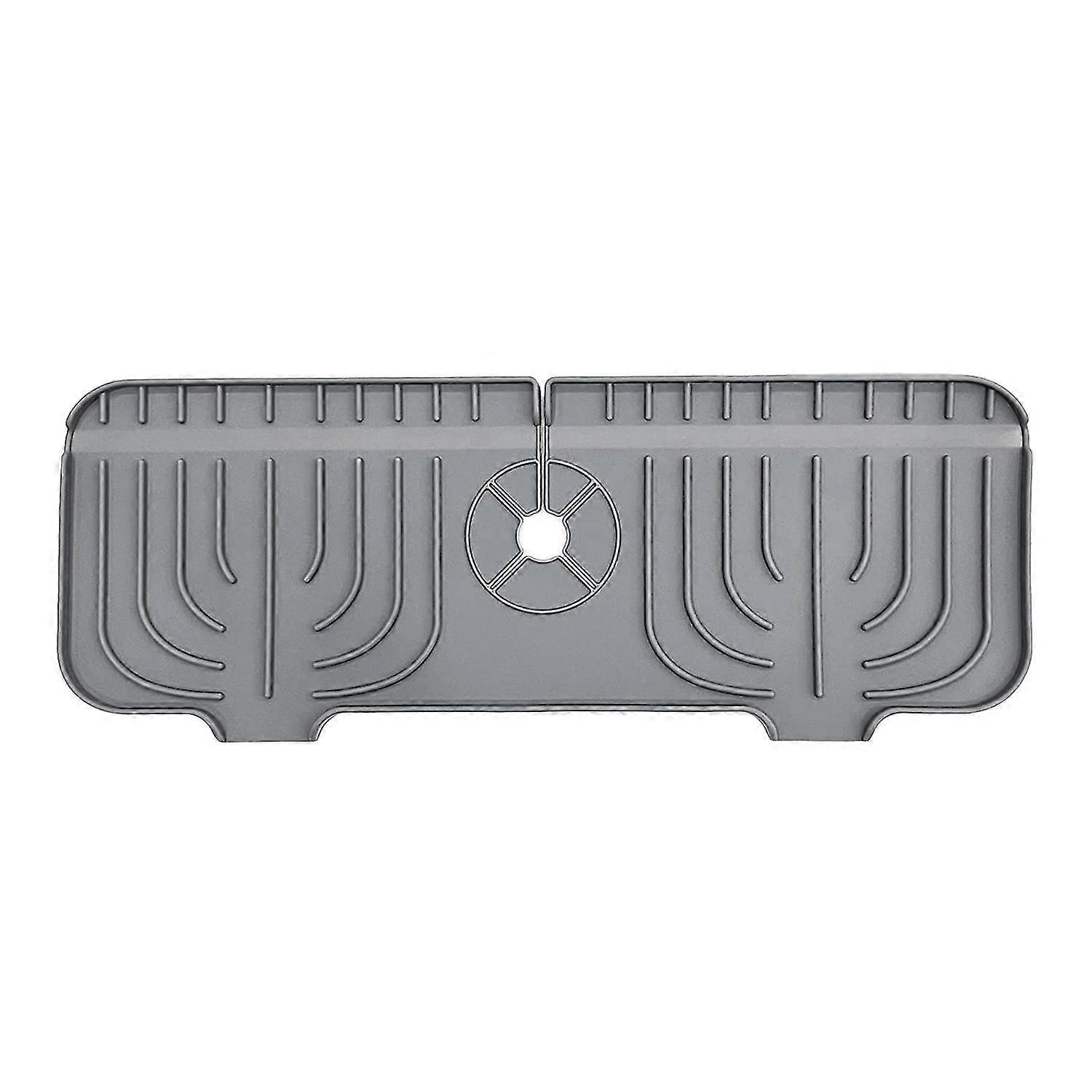 Faucet Handle Drip Catcher Silicone Mat, Splash For Kitchen Faucet Sink Drying Mat Holder For Soap