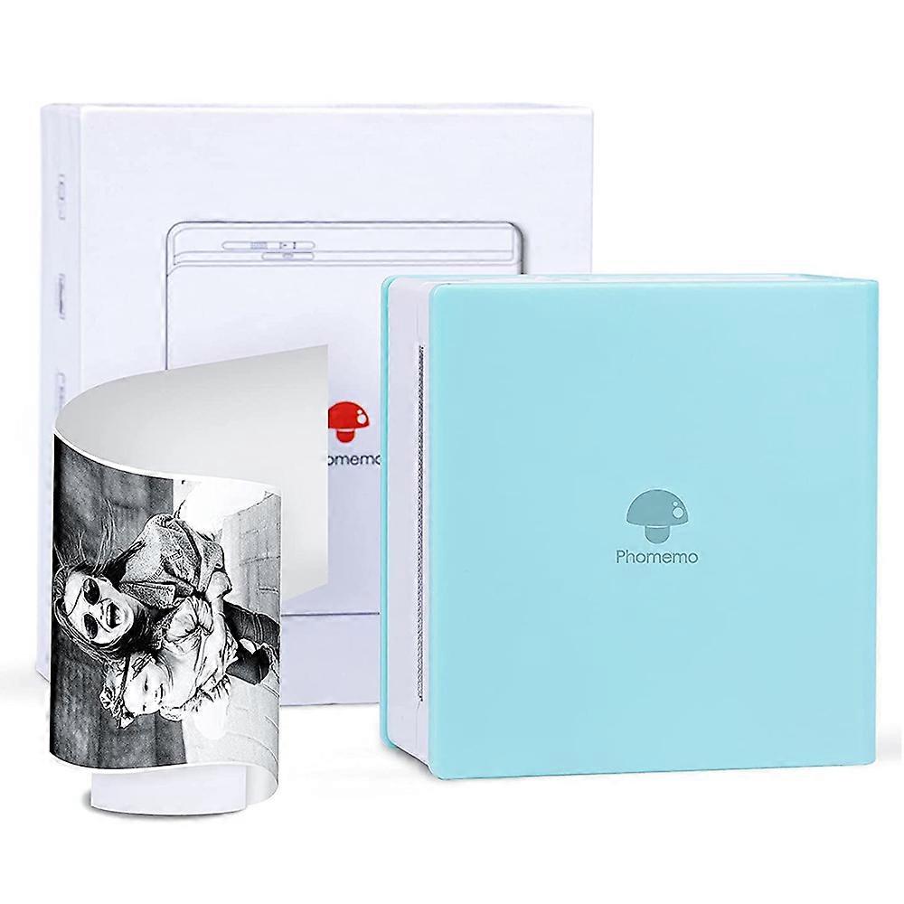PortablePrinter M02 热敏照片打印机迷你多功能照片机纸质贴纸标签便签机
