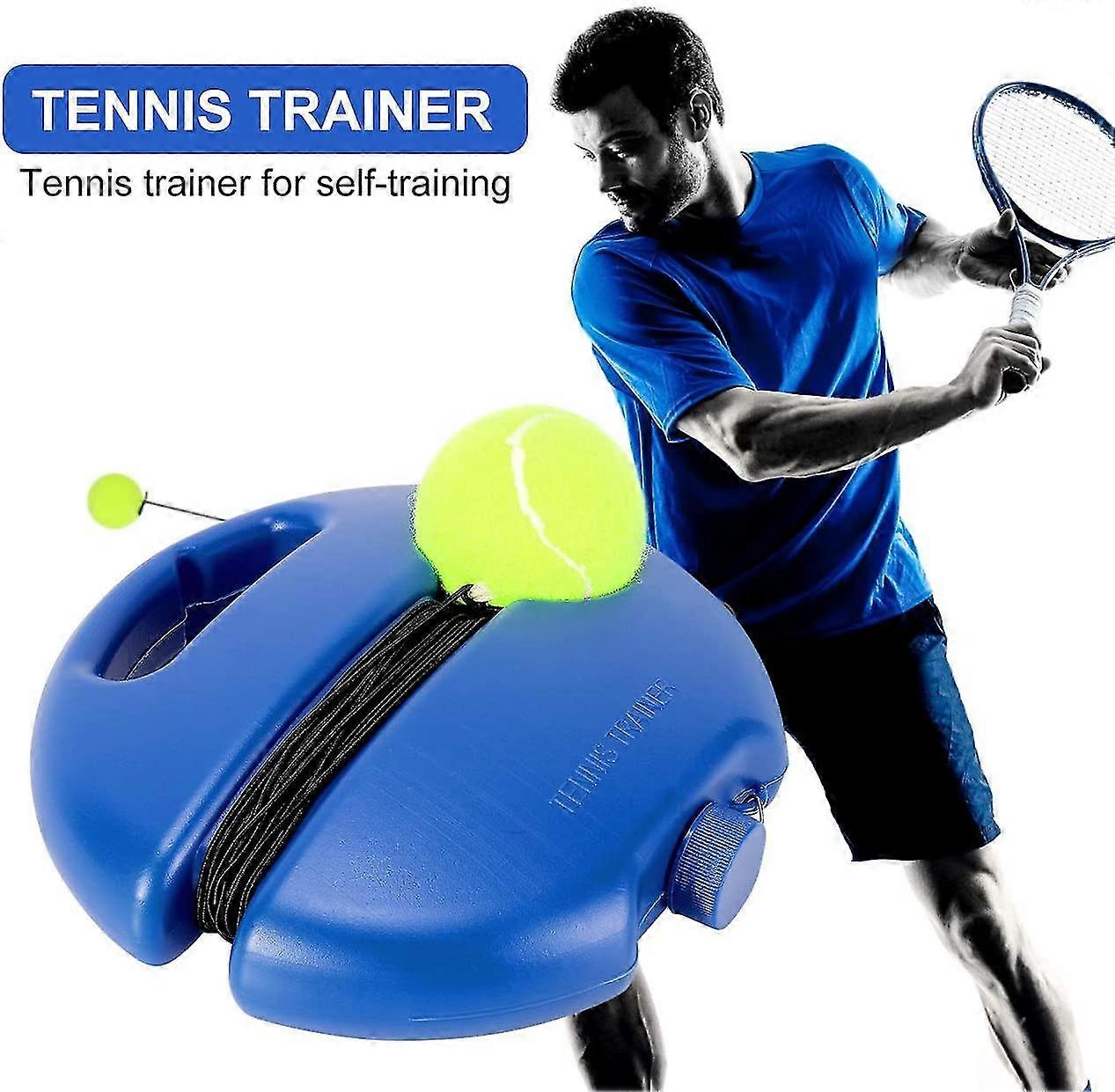 Jognee Tennis Trainer Set With Rebound Ball & Base - Portable Practice Tool For Beginners, Kids, Solo Drills