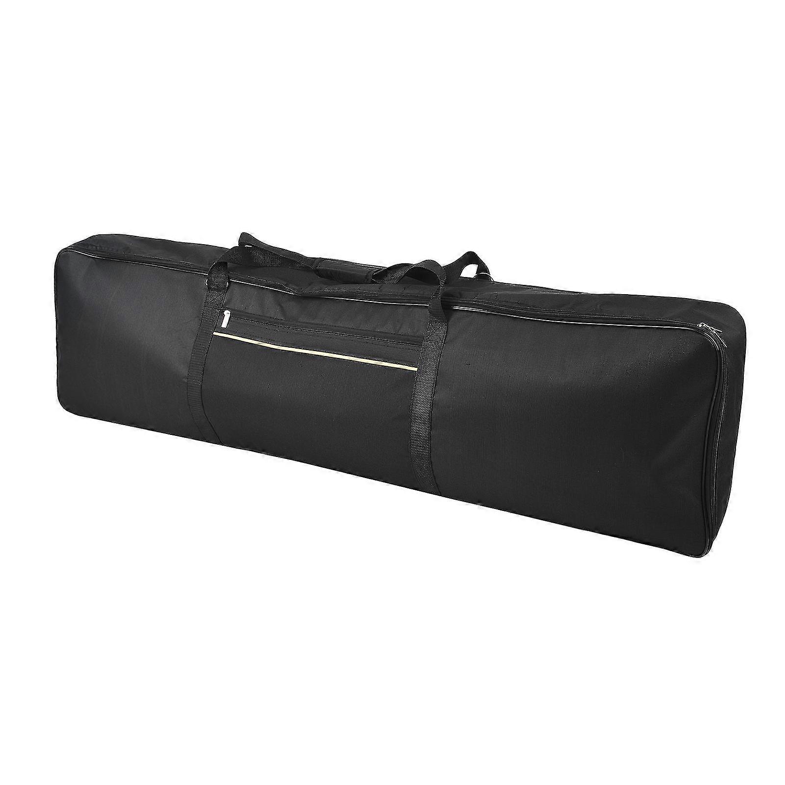 88-key Keyboard Carry Bag Electric Piano Padded Case Gig Bag Zippered Closure With Top Handle (bag Webbing Color Random Delivery )