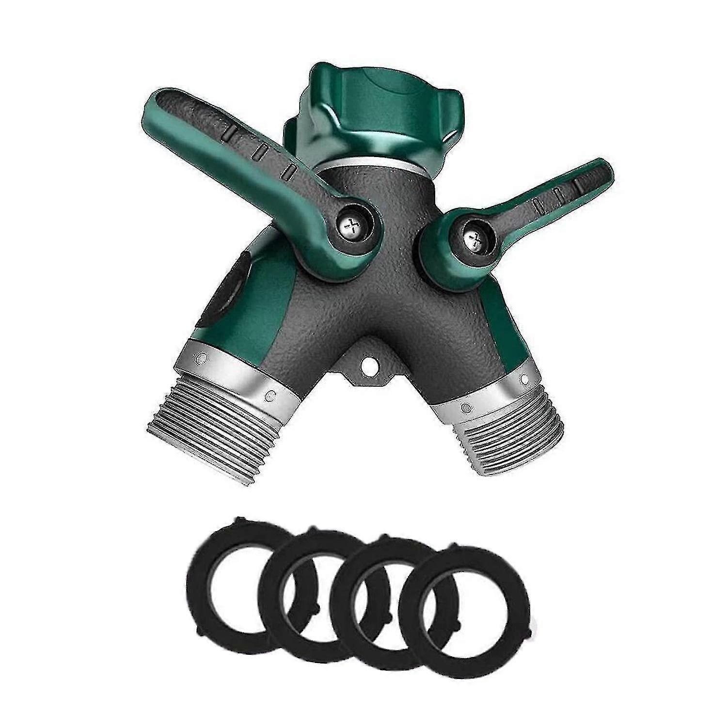 Easy Grip Smooth Long Handles Garden Hose 4 Pcs Washers