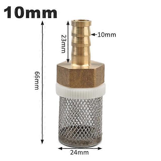 1pc 6~19mm Hose Filter Car Wash Garden Irrigation Filters Brass Strainer Sprayer Pump Filtering Net Stainless Steel Mesh Filter