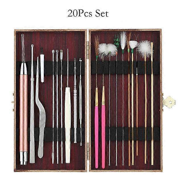Earwax Cleaner Set Ear idea for Removal Tool Earwax Remover Spoon Lighting Earpick Kit Ear Massage Health Care Tool