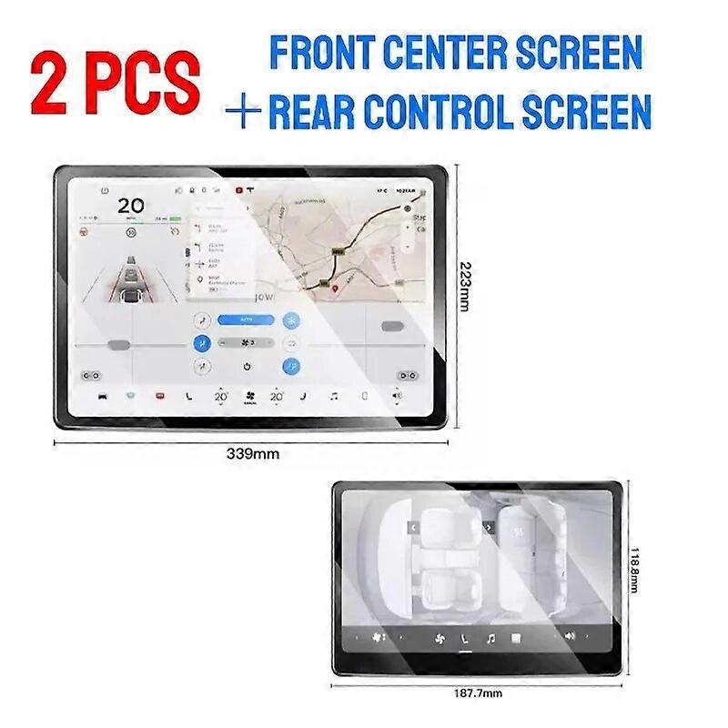 For Tesla Model 3 Highland 2024 Touch Screen Protector 15 Inch Center Control Screen Film Tempered Glass Navigation ProtectionVehicle Dashboard Access