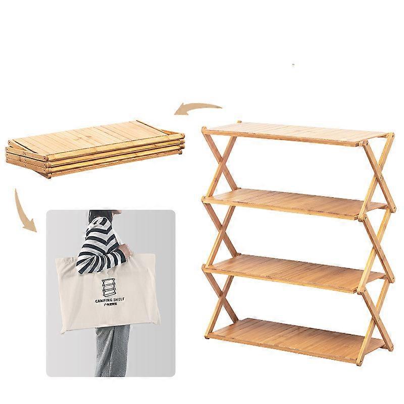 Outdoor Rack Camping Foldable Multi-layer PorFolding Tables ...