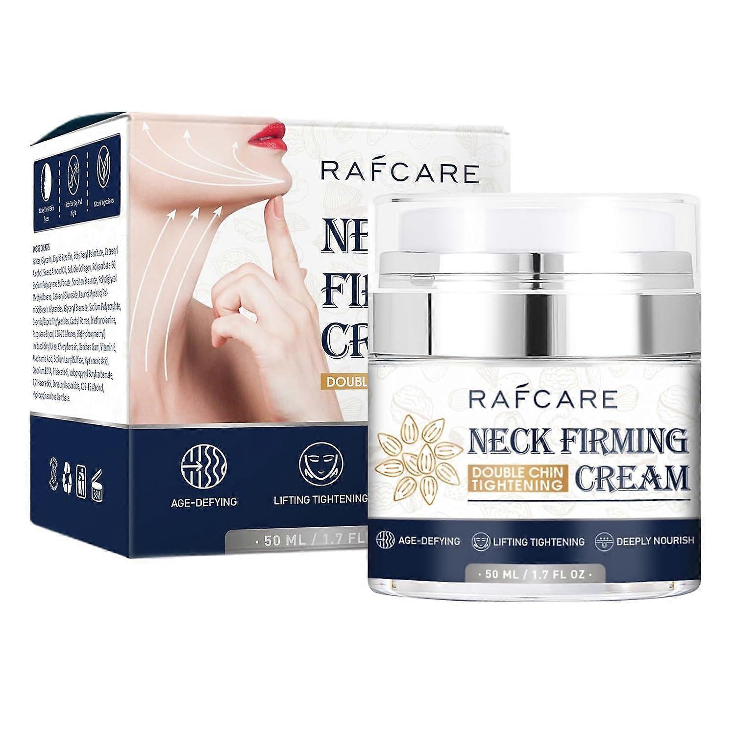 Neck Firming Cream 50ml, Anti-Aging Neck Cream for Tightening and Wrinkles with Niacinamic Acid Collagen & Hyaluronic Acid