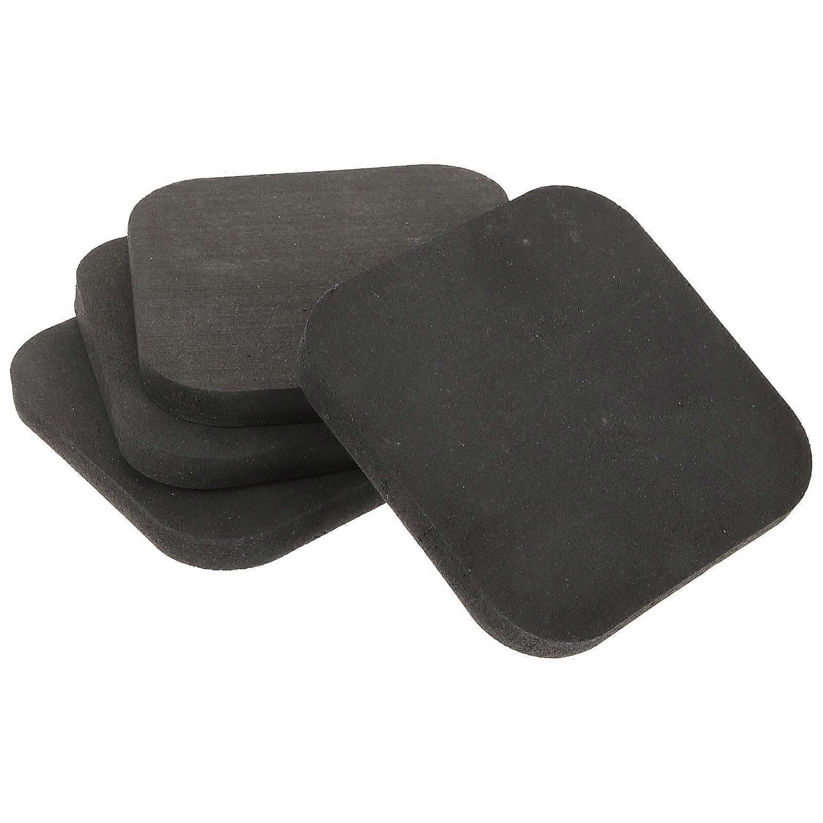 4pcs רפידות הליכון ציוד כושר מחצלות גומי מגיני רצפה לחדר כושר ביתי