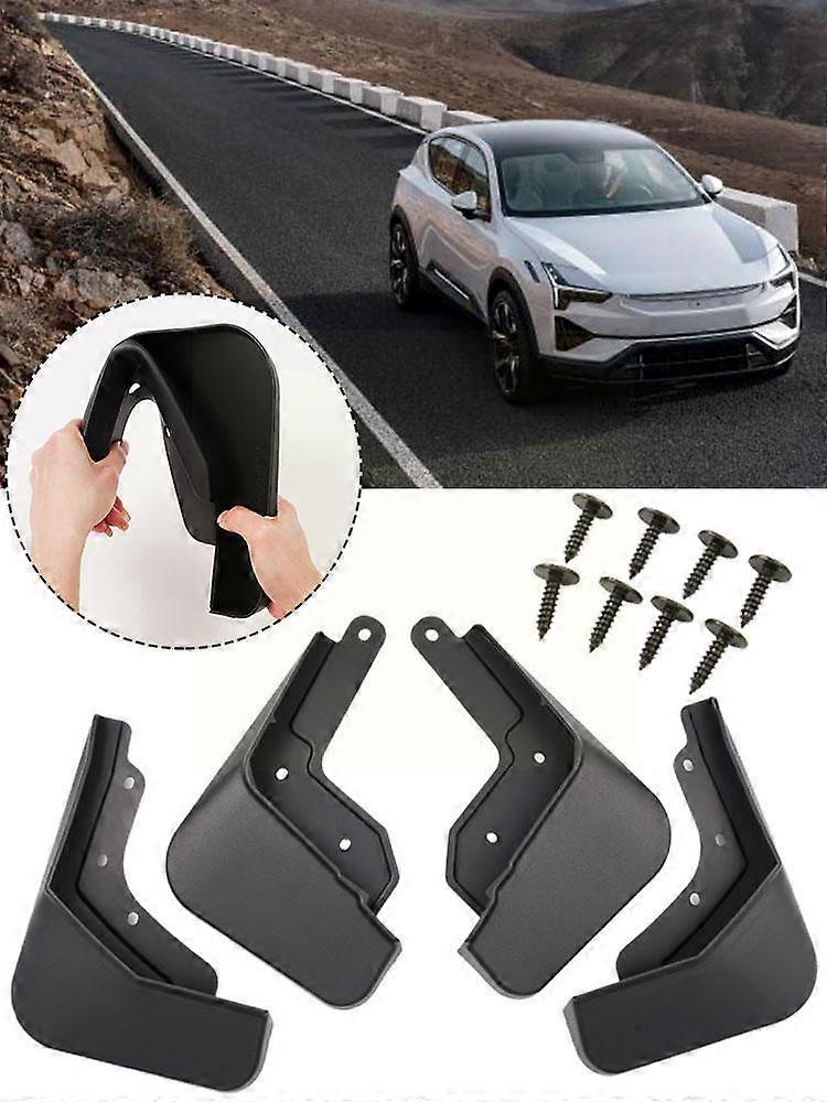 MudFlaps For Polestar 2 2021 2022 2023 Mudguards Mud Flaps Splash Guards Front Rear Wheels Fender Car Accessories 4Pcs U6O8