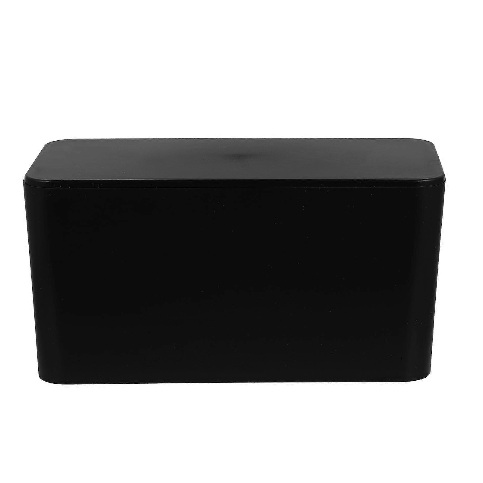 1pc Plastic Cable Management Box Home Office Socket Cord Organizer Box