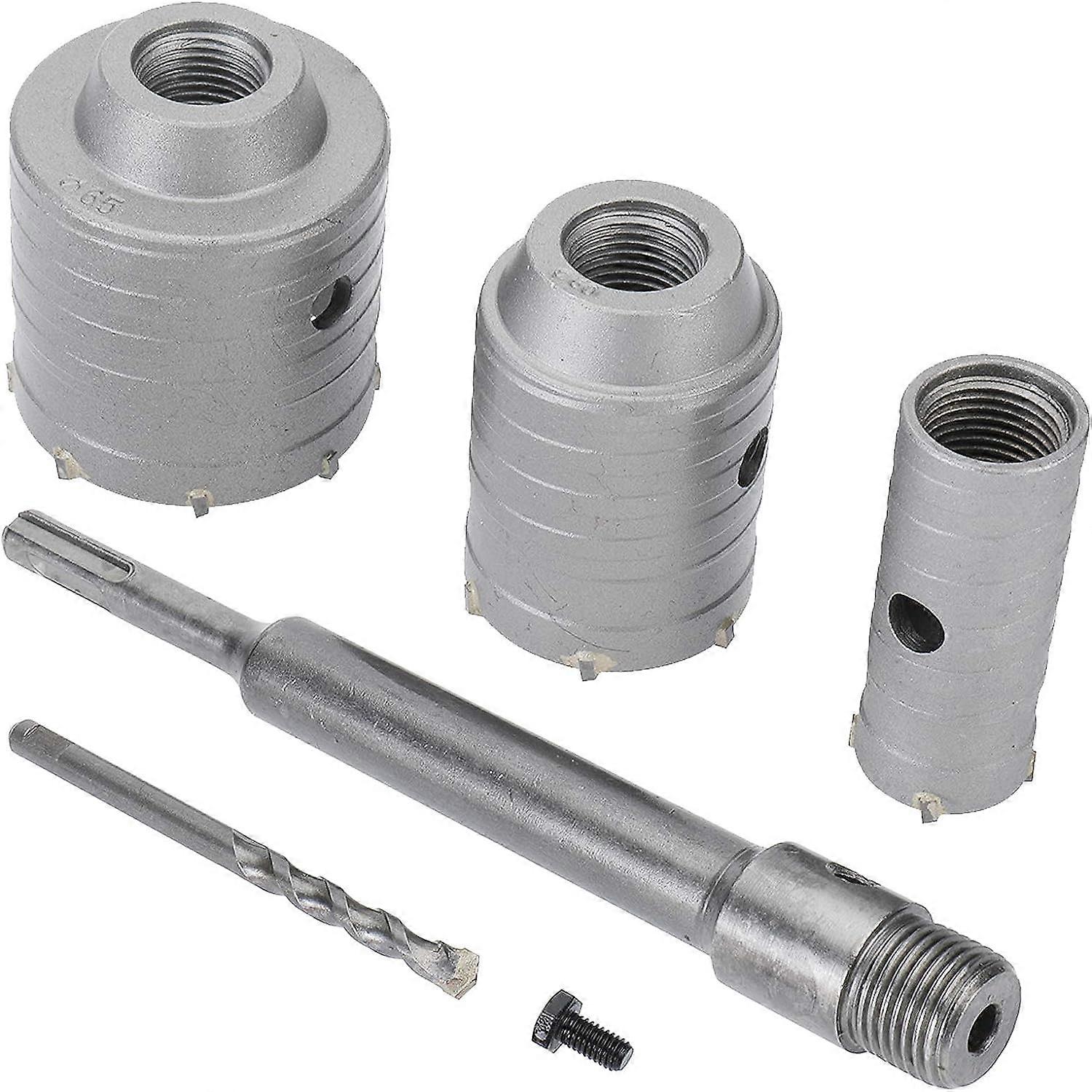 مثقاب منشار ثقب SDS Plus للخرسانة والأسمنت والحجر والجدران - 65 مم، 50 مم، 30 مم