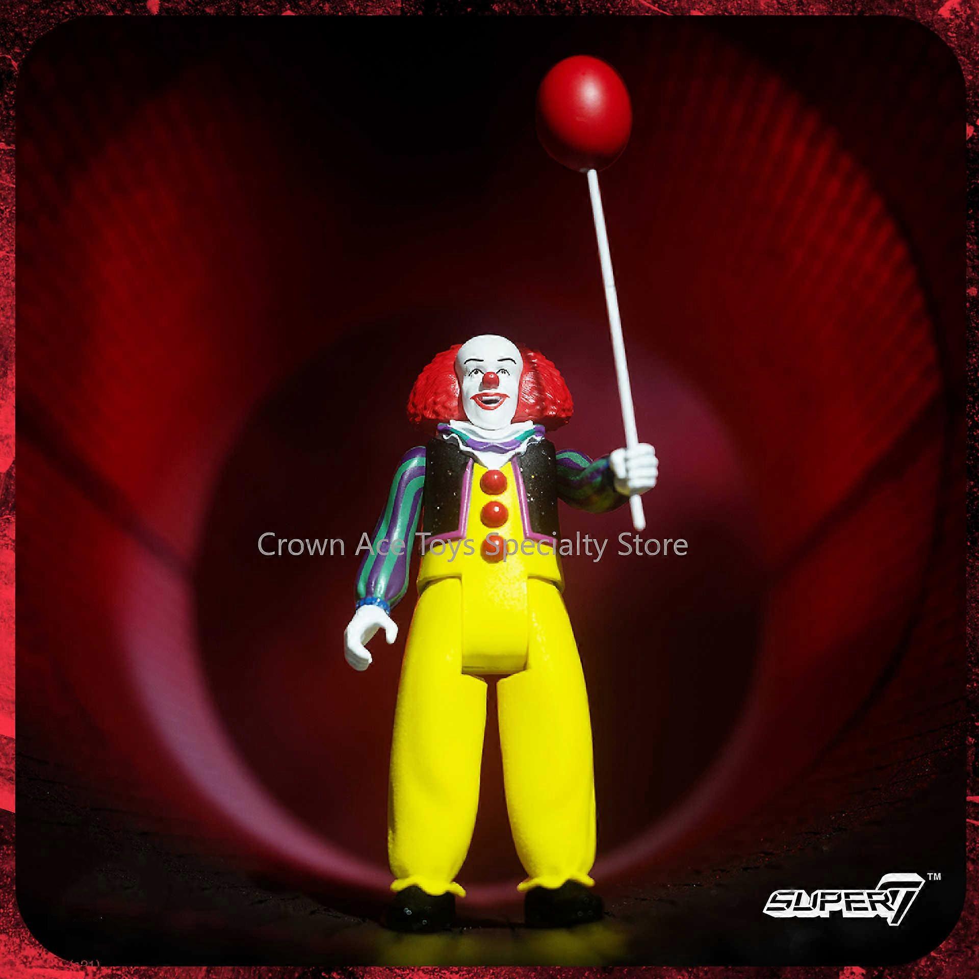In Stock Super7 IT The Movie Monster Pennywise  Hanging Card 3.75in Action Figure Trendy Premium Collectible Toys Desktop Model