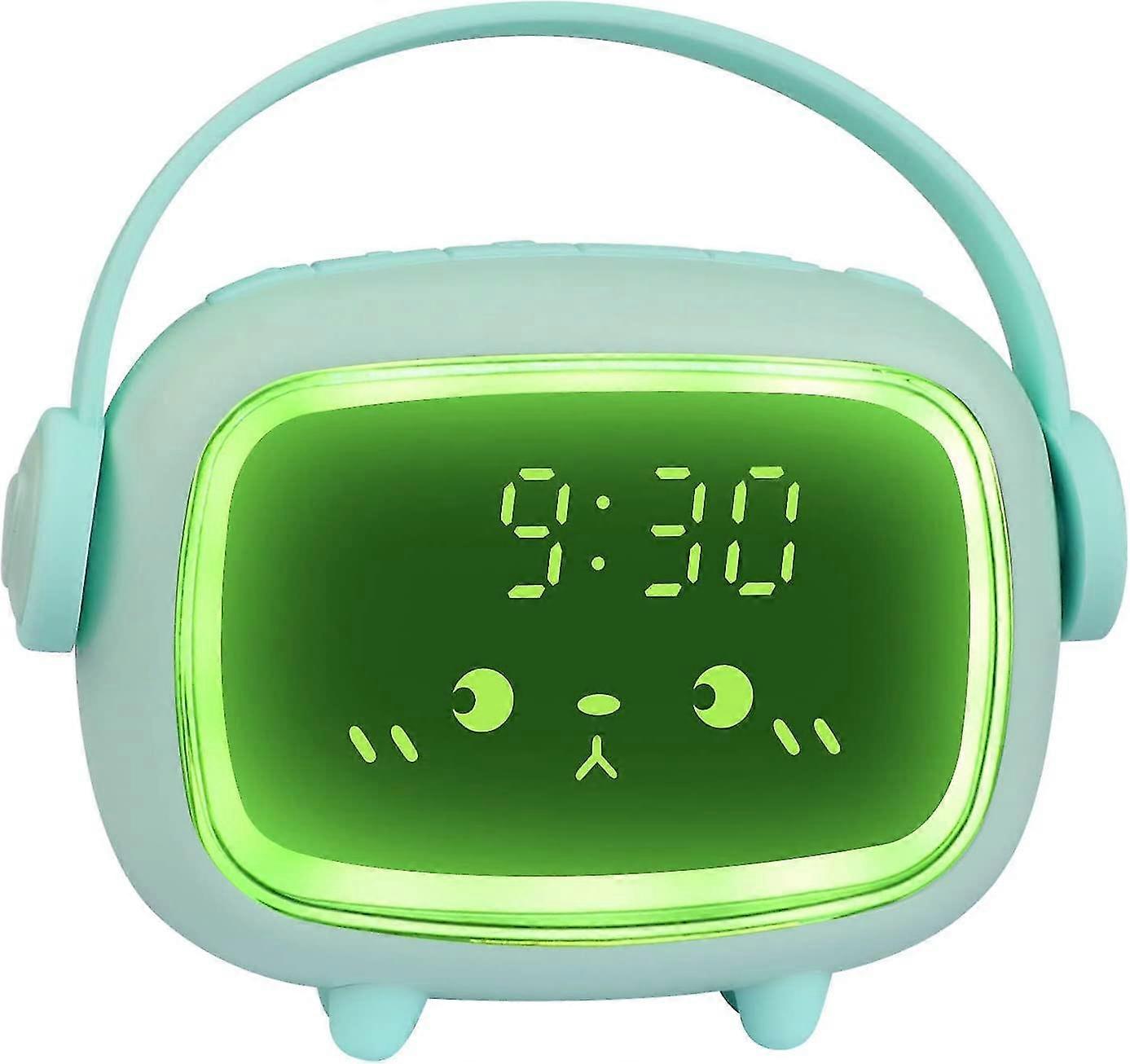 Children Sleep Training Alarm Clock, Sleep Trainer,green