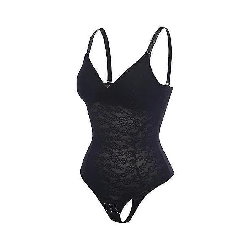 3 In 1 Lace Shapewear Bodysuits For Women Sexy Chest Padded Thong Shapers Fajas MISS MOLY Waist Slimming Tummy Smooth Corsets