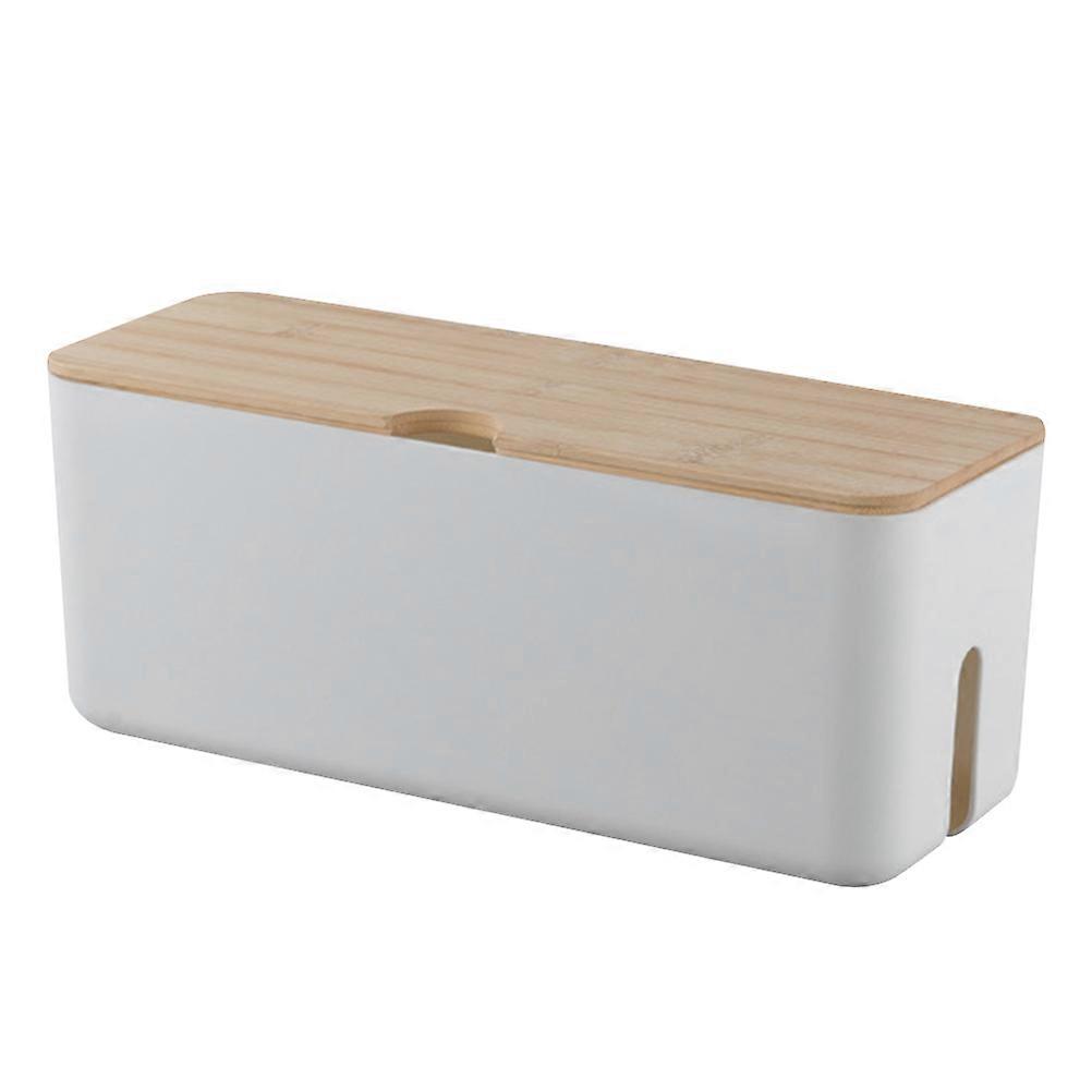 Charging Cable Storage Box Plastic Cable Hider Case Cord Organizer Case