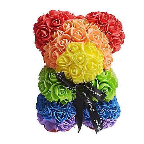 Artificial Flower Teddy Bear