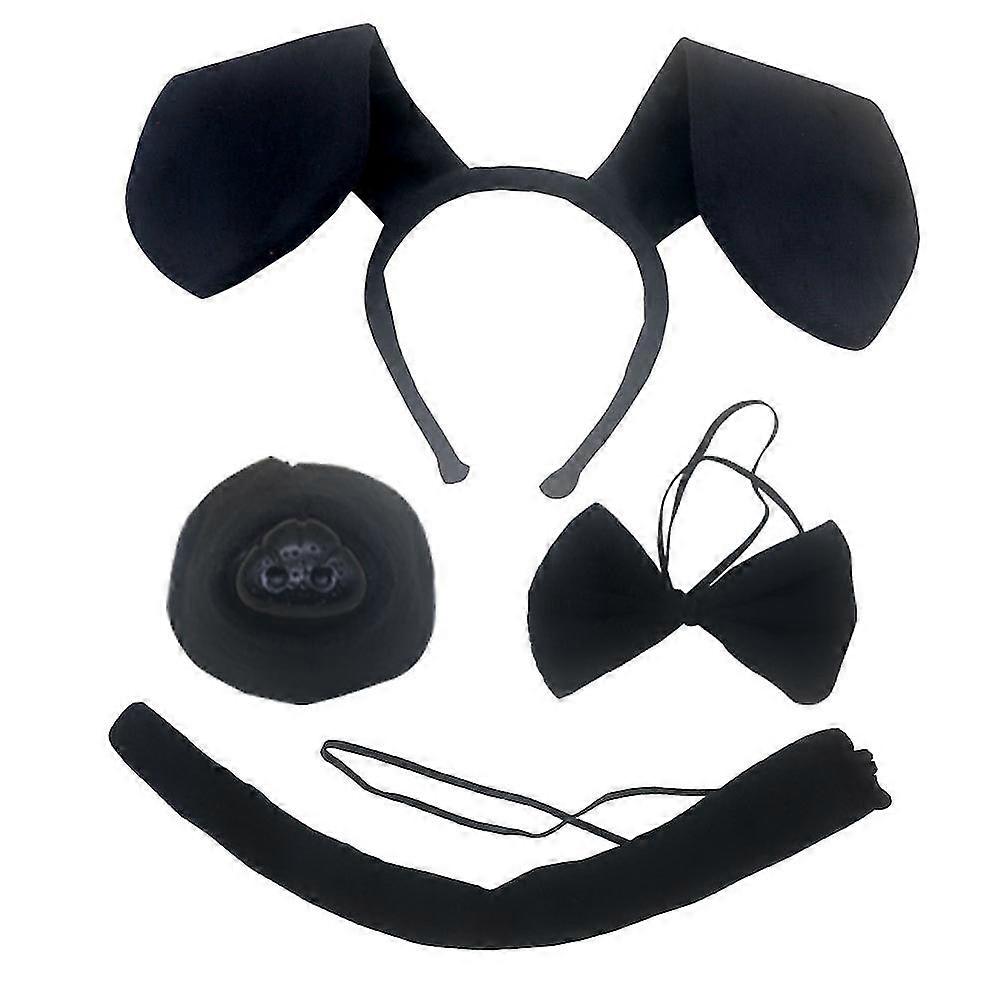 Teckel Chien Oreilles Bandeau Nœud Papillon Queue Jupe Gants Animal Déguisement