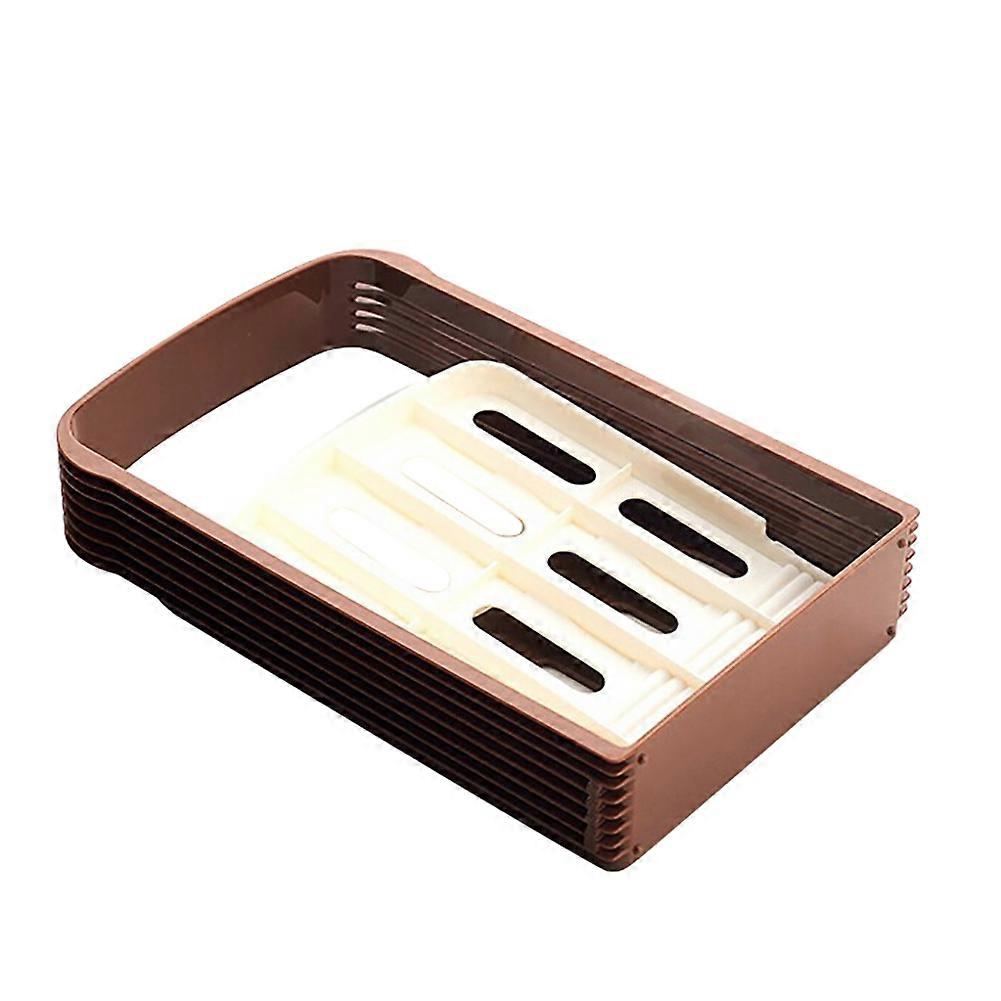 Plastic Foldable Bread Slicer Loaf Toast Cutter Slicing Guide Kitchen Gadget