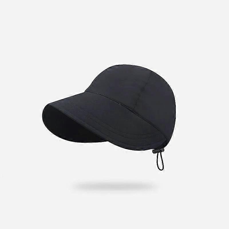 Foldable Wide Brim Sun Hat Drawstring Adjustable Caps For Men Women Beach Hats Summer Quick-drying Visors Fisherman Cap
