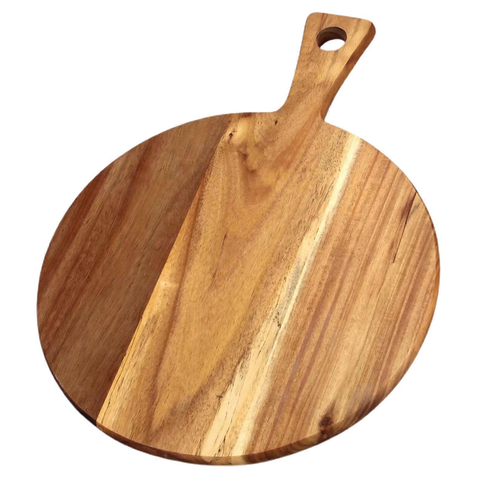 Chopping Board Smooth Surface Wear-resistant Convenient Round Shape Fruit Vegetables Cutting Block Kitchen Supply