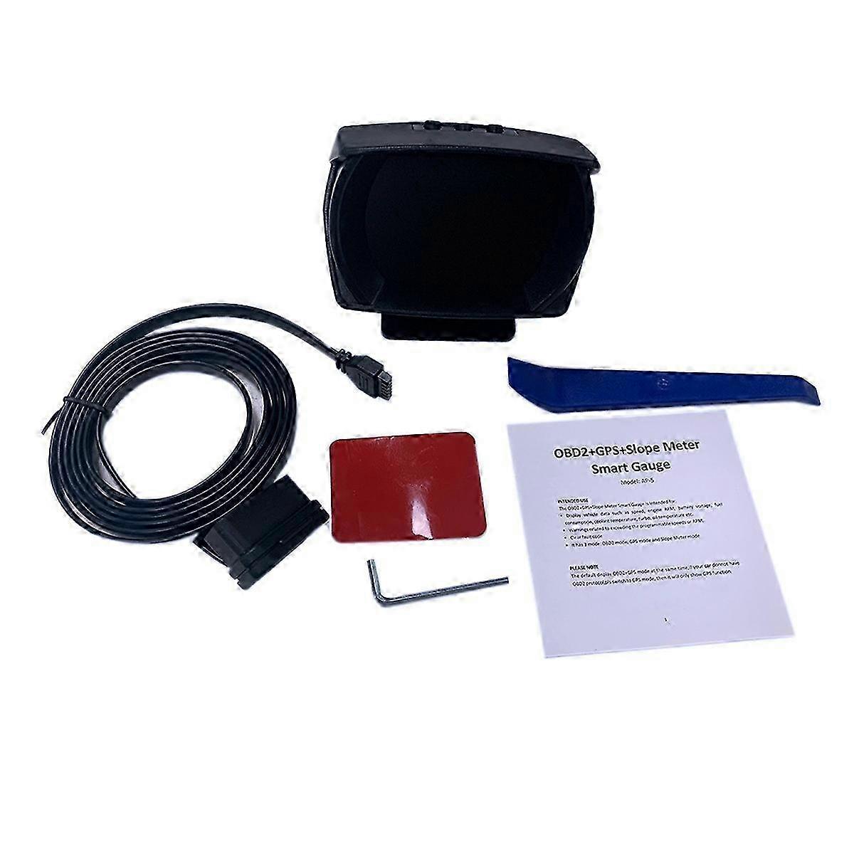 Car HUD Gauge Digital Odometer Up Display Newest OBD2+GPS+MEMS Smart Security Alarm Automotive Wate