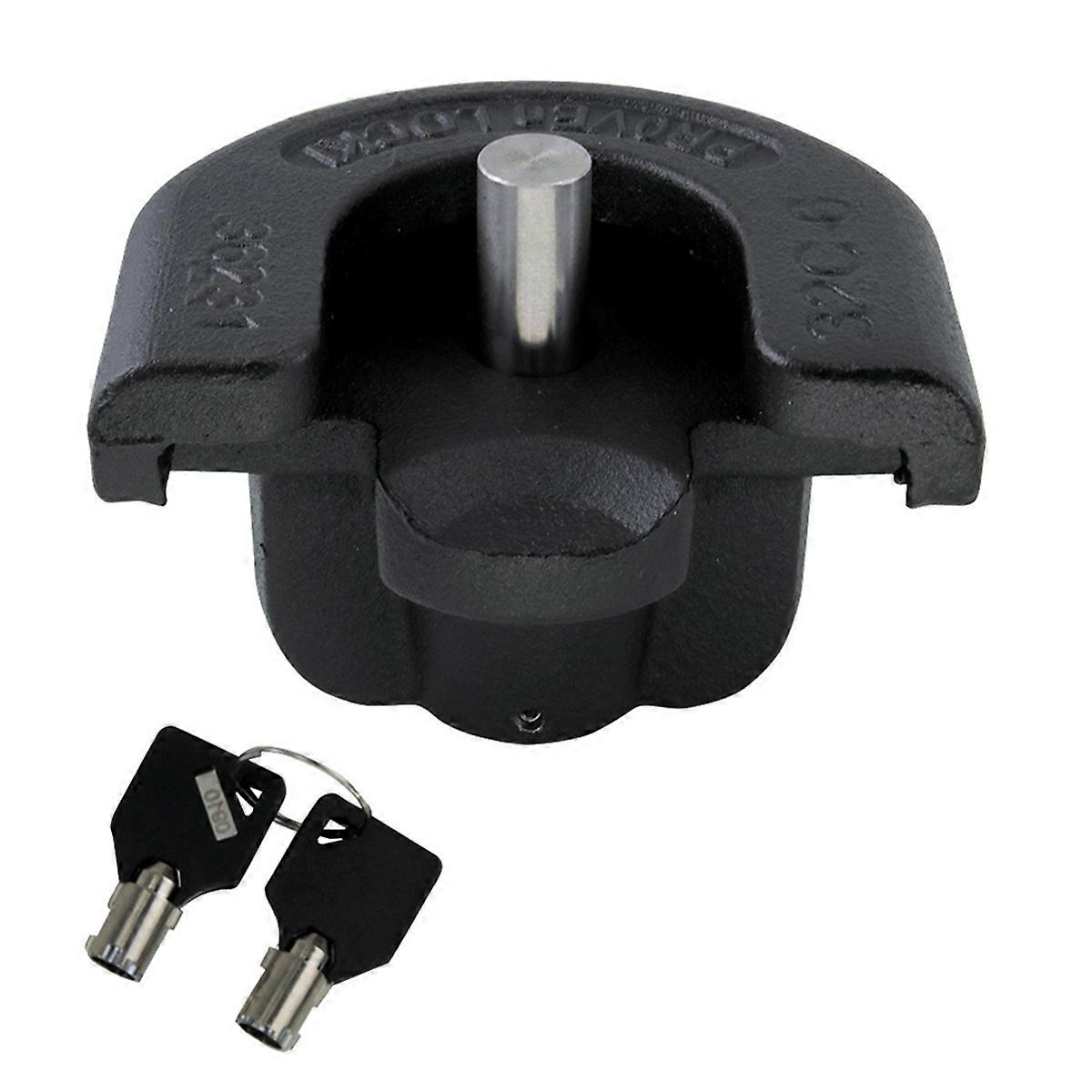 Universal Trailer Parts Trailer Coupler Hitch Lock Tow Ball Safe Security Anti-Theft Lock Heavy Duty Trailer Lock 2In