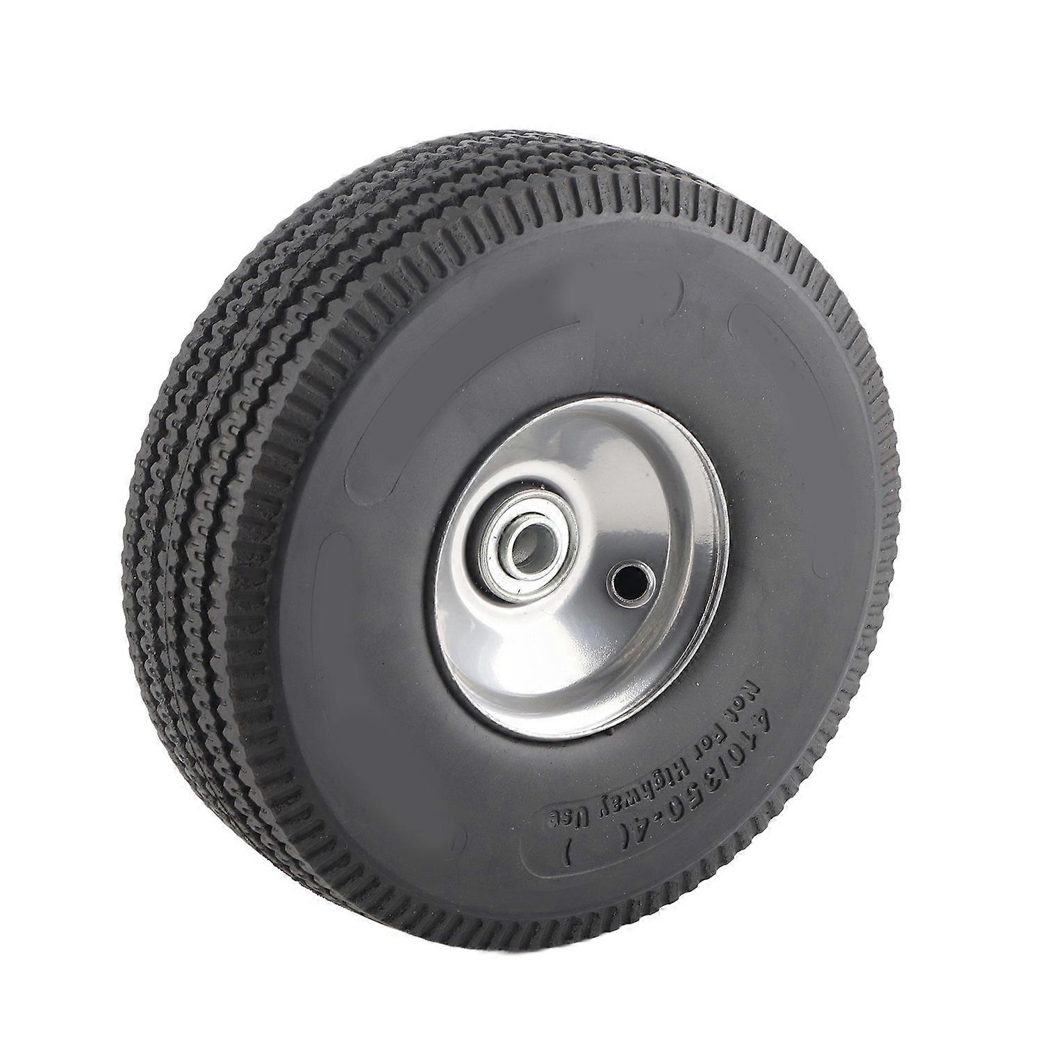 Utility Tire Flat Free All Purpose Tubeless Hand Truck Plastic Hub 250KPa 15mm Hole Dia 3.50‑4