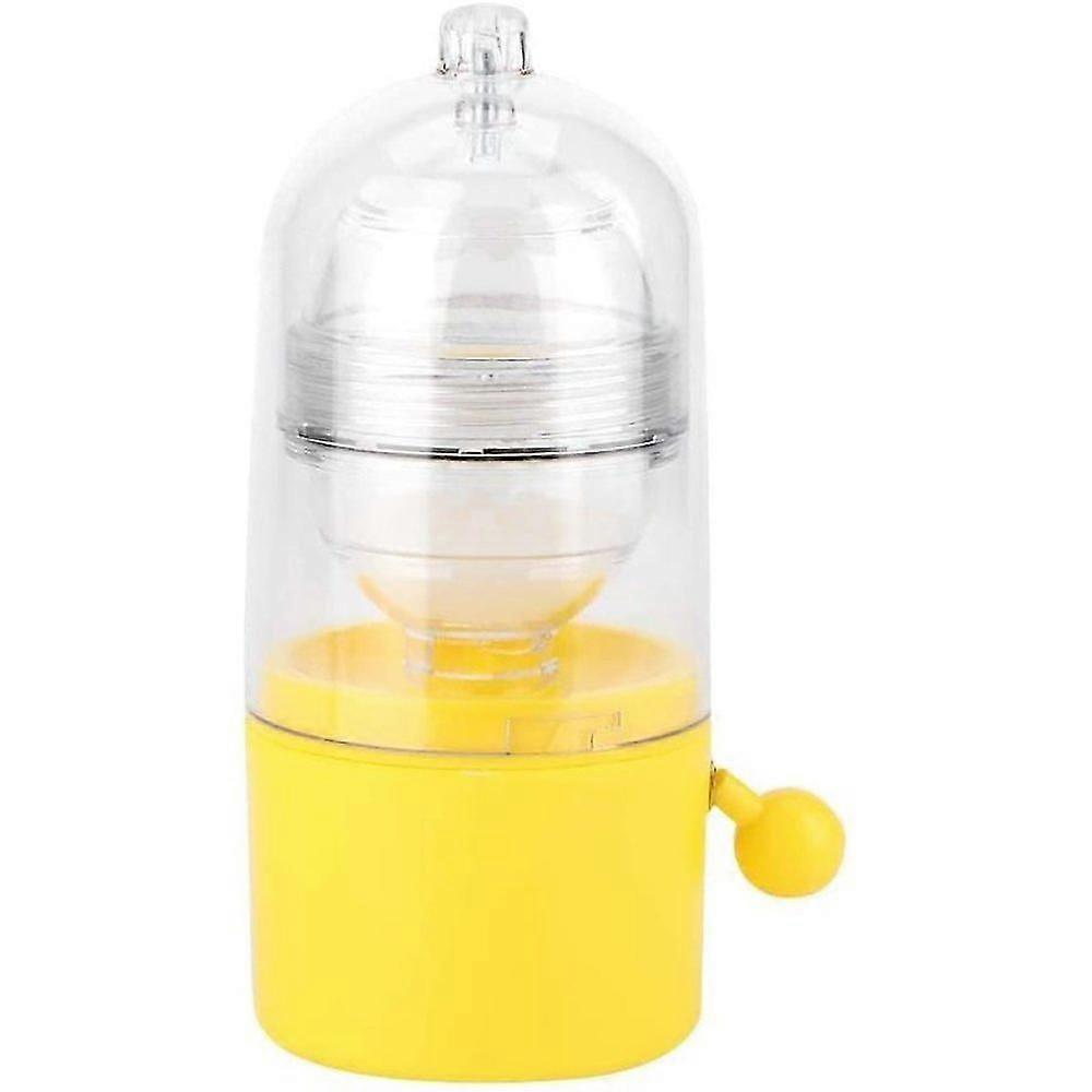 Silicone Shaker Whisk - Egg Scrambler Hand Operated Golden Egg Maker