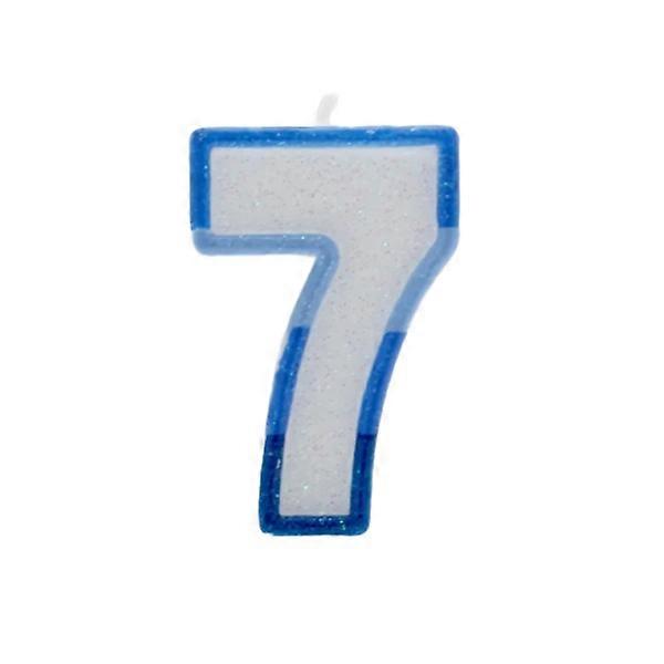 Apac Number 7 Candles (Pack of 6)
