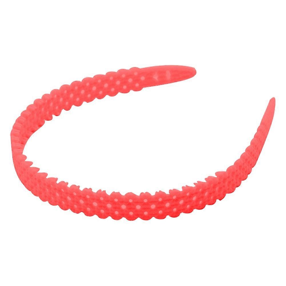 Μόδα Γυναίκες Κορίτσι Hairband Hair Band Wrap Αξεσουάρ Διακόσμηση (Κόκκινο)