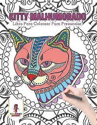 Kitty Malhumorado Libro Para Colorear Para Preescolar