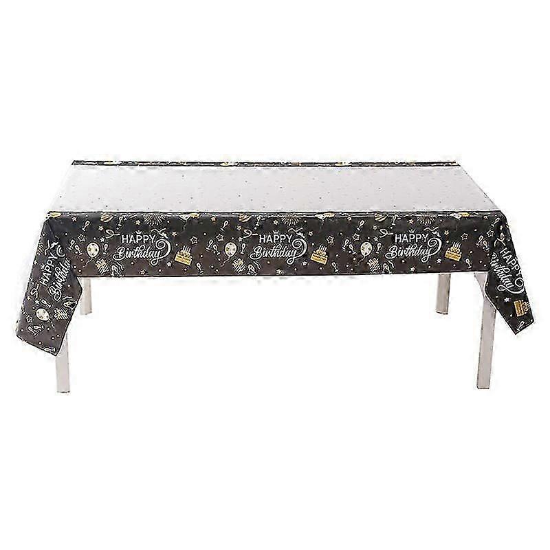 1PC Waterproof Rectangle Balloon Birthday Party Decroation Plastic Tablecloth Disposable Table Cloth