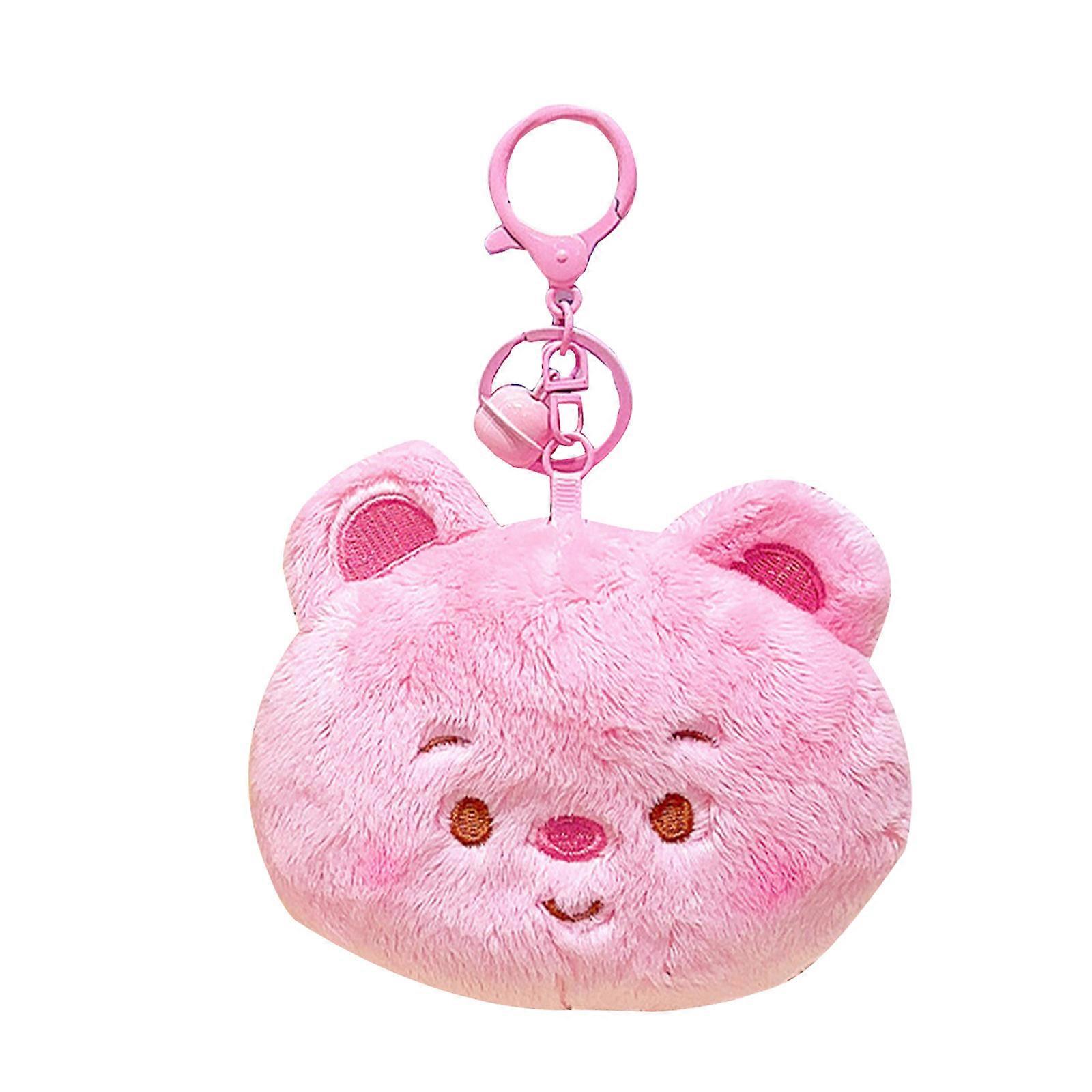 מתוק דוב Keychain גן מתנה מתנה מורה סטודנט פרס עבור בנים בנות ארנק תיק אביזרי ורוד