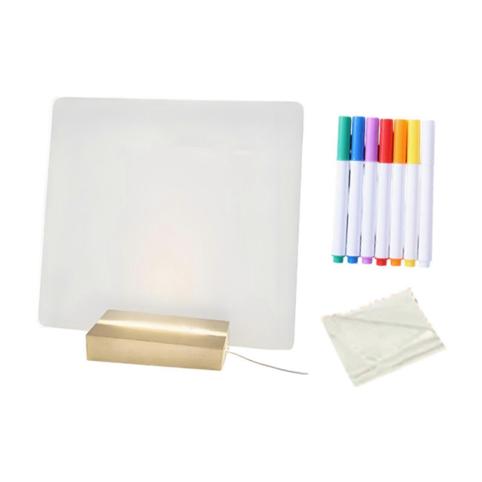 Acrylic Drying Erase Board Handwritten Message Tablet Decorative Erasable