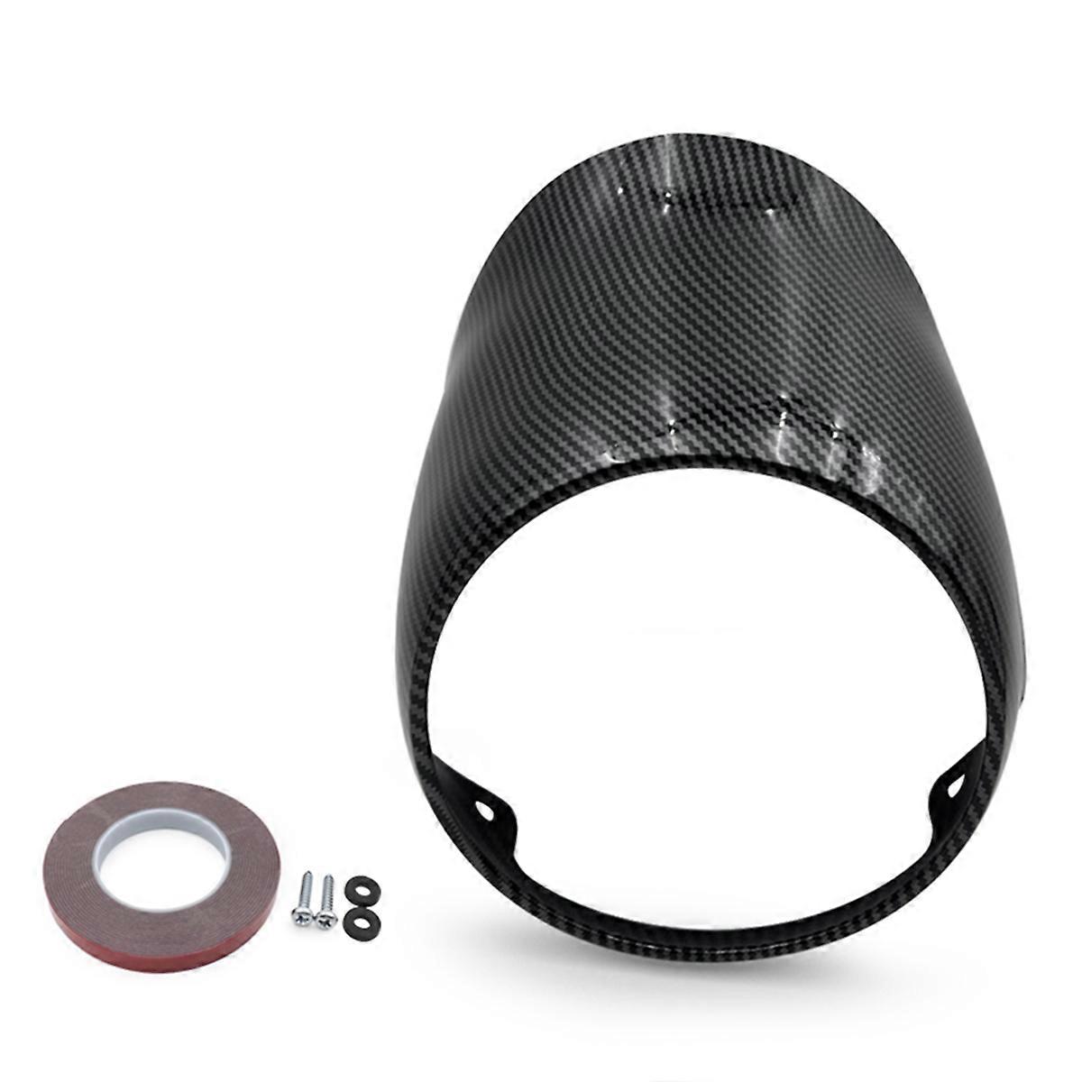 Motorcycle Front Fairing Headlight Cover Windshield Fairing for 150 Carbon Fiber Pattern