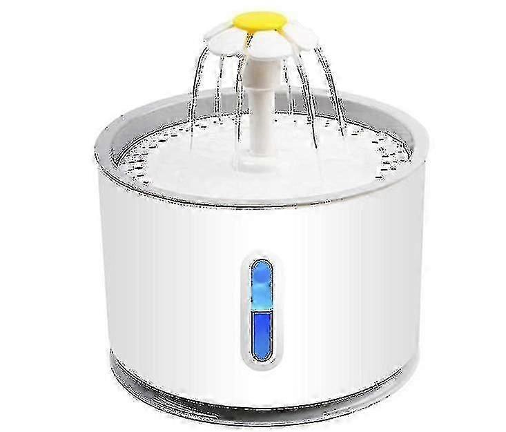 Cat Water Fountain, Pet Led Drinking Fountain For Small Dogs, Cat Water Dispenser With Led Nightlight