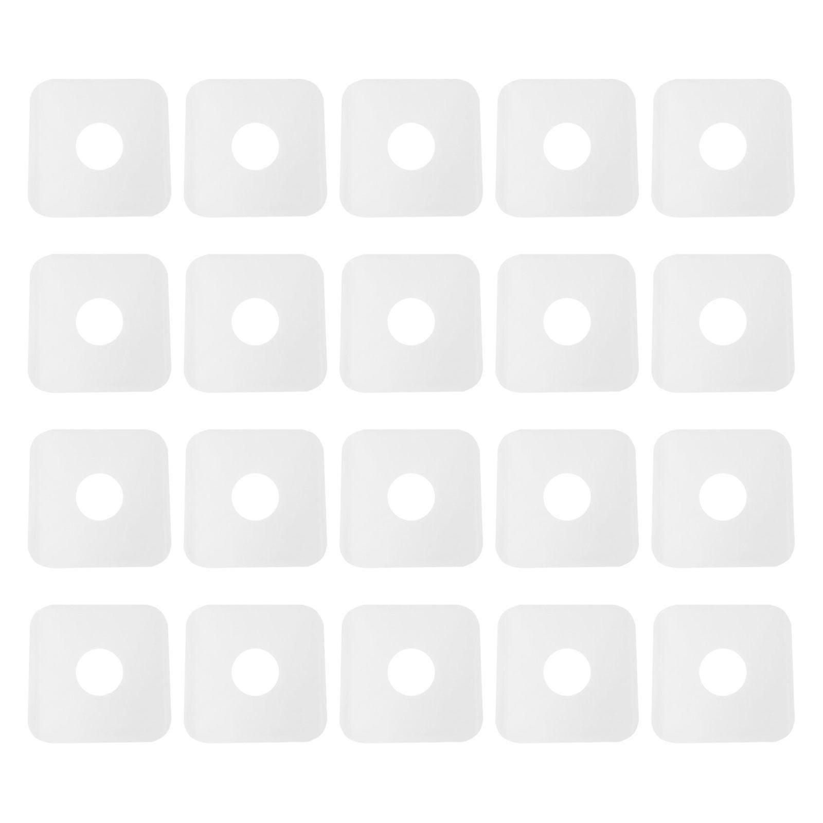 20Pcs Vinyl Record Inner Sleeves White Kraft Paper Reusable Record Protector 12in Round