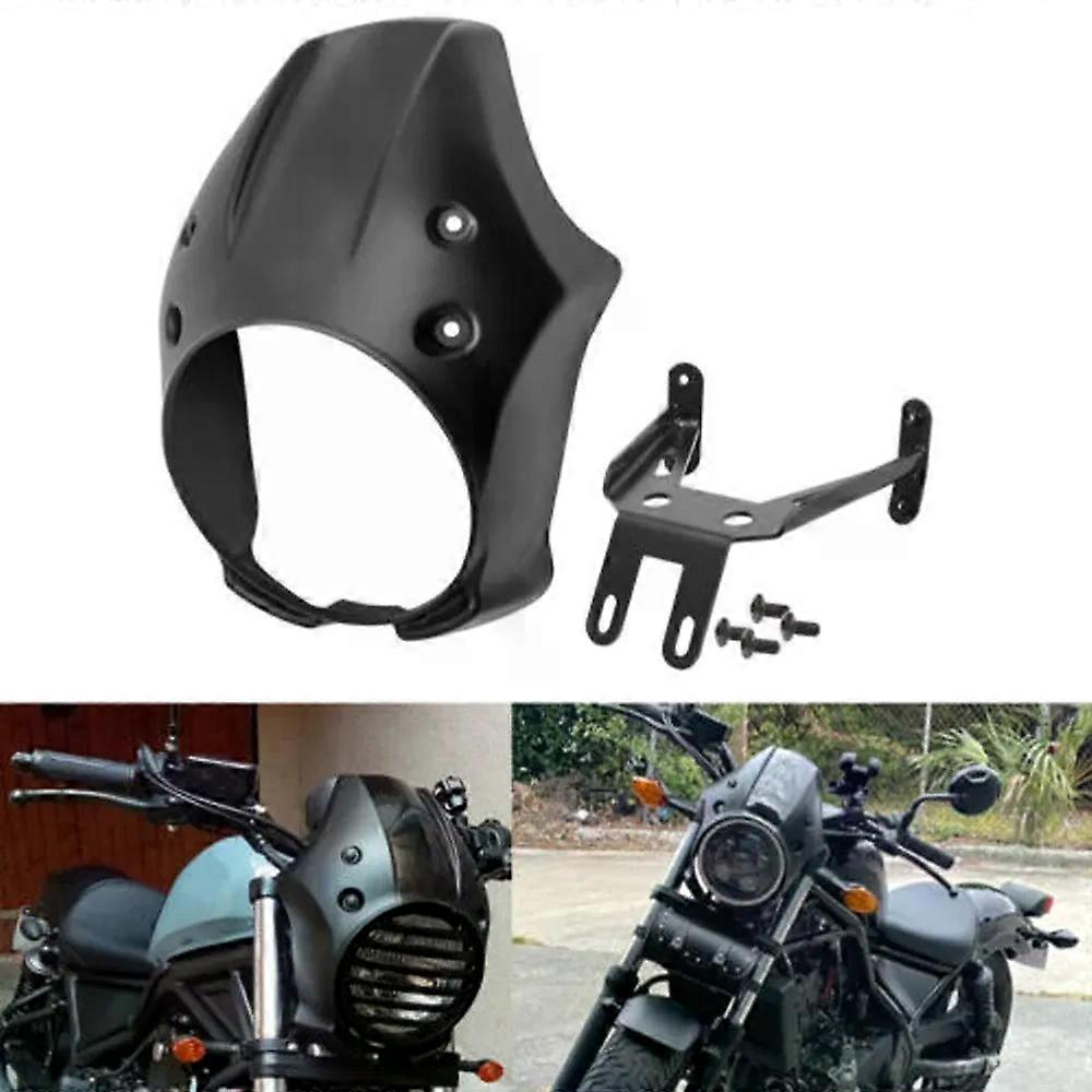 Headlight Fairing Windshield For Honda Rebel CMX 300 500 CMX300 CMX500 Motorcycle Abs Headlight Fairing Cowl Cover Mask 2017 2018 2019