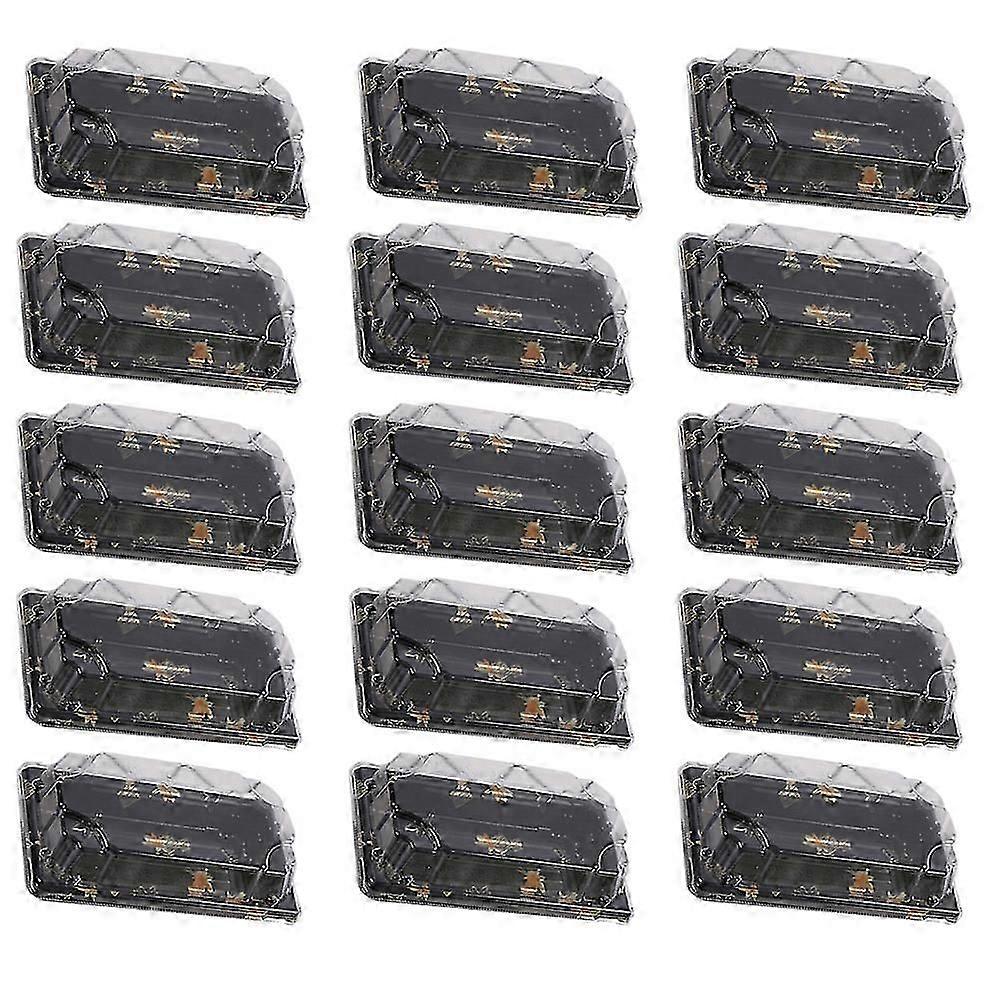 50 STKS Wegwerp Sushi Verpakking Doos Fruit Cake Carry Out Container Take Out Boxes