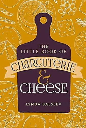 Kleines Buch mit Wurstwaren und Käse
