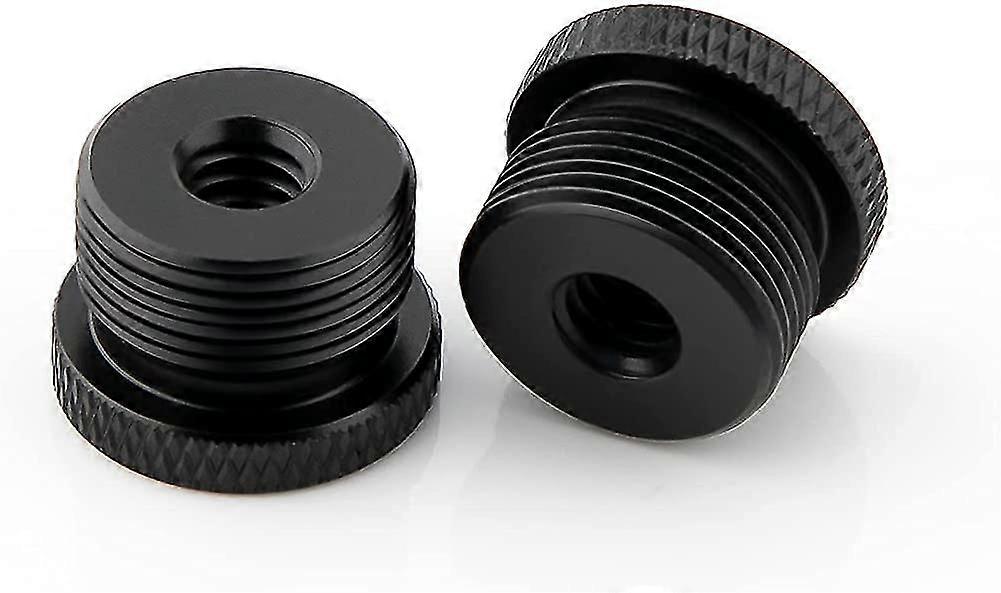 2pcs マイクスタンドアダプター 1/4 女性から 5/8 男性ねじねじアダプター三脚ねじ