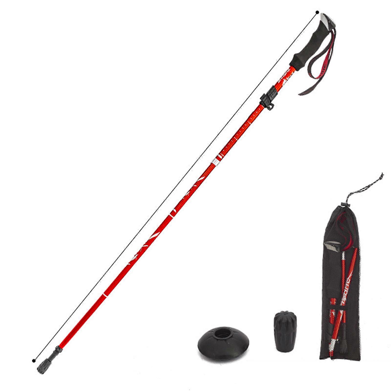 Ultrashort Foldable Trekkings Stick Lightweight Trekkings Pole Crutches for Seniors Elderly