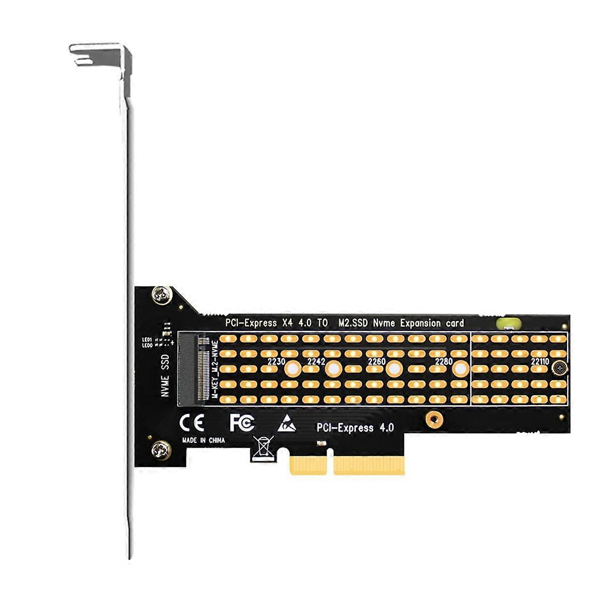 M.2 NVMe to PCIe 4.0 X4 Adapter, PCIe 4.0/3.0 X4 Full Speed Support
