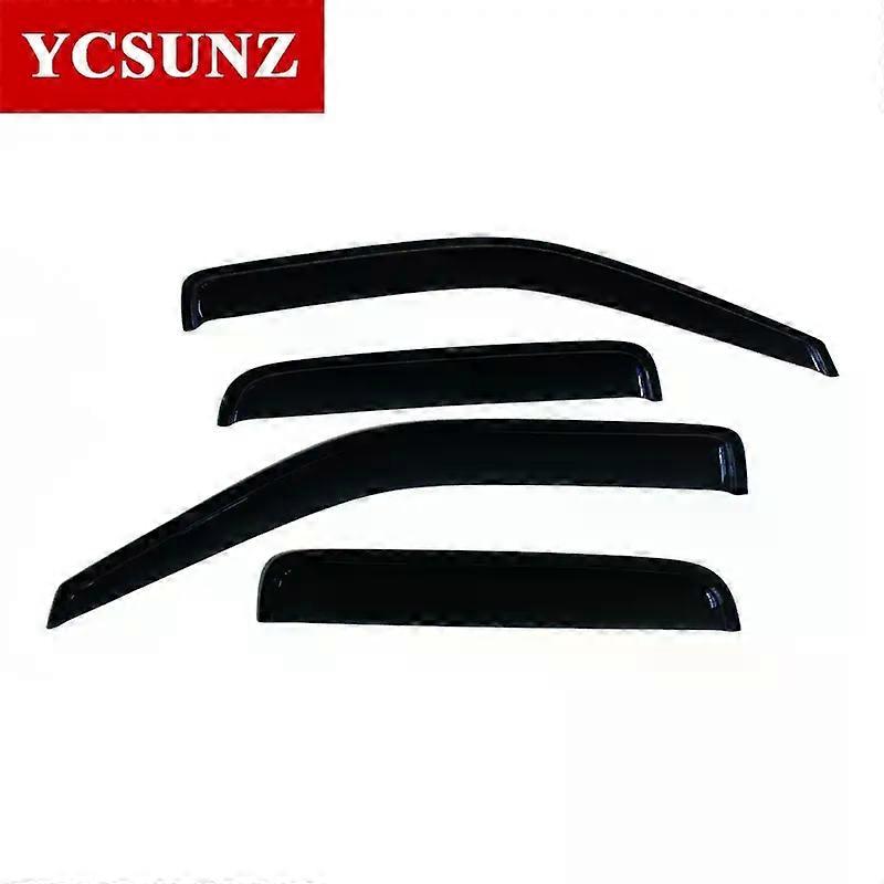 Compatible ABS Side Window Deflector For Isuzu D-max Dmax 2007 2008 2009 2010 2011 Rain Window Visor Double cabin Accessories
