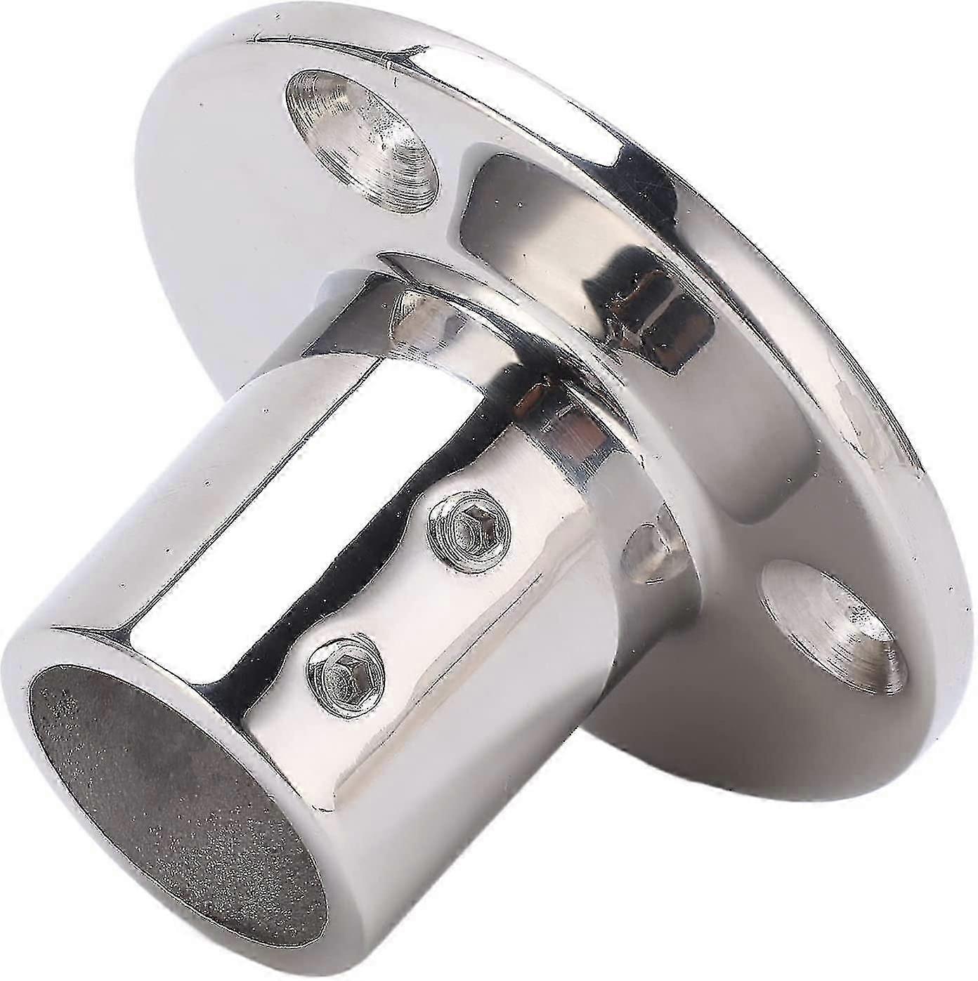 手すりの円形の基盤、25mm/1"(90)管のための防錆316ステンレス鋼の手すり付属品